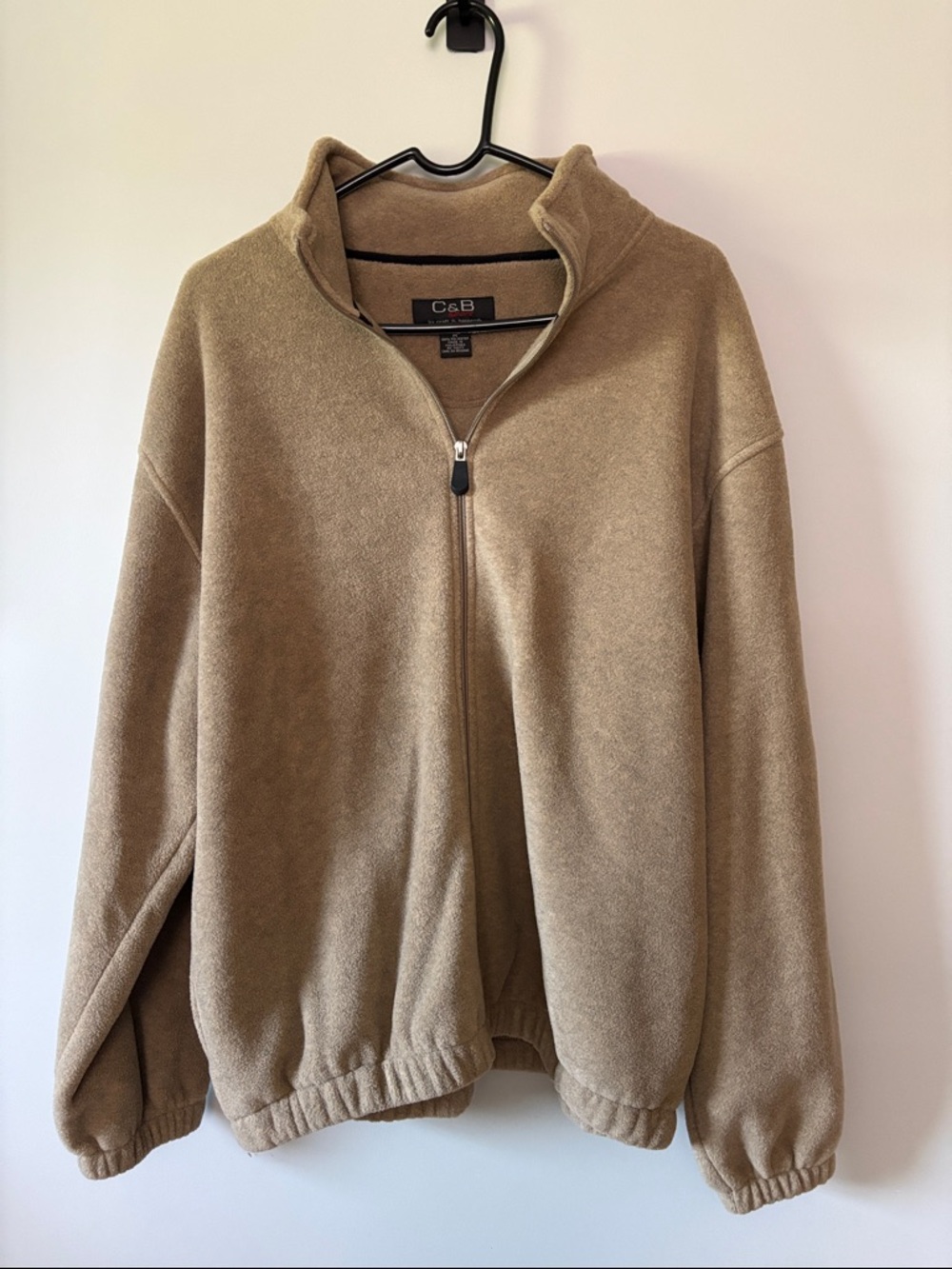 Croft & Barrow Tan Fleece Jacket